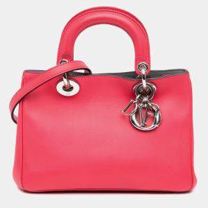 Dior Pink Small Leather Diorissimo Satchel