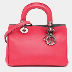 Dior Pink Small Leather Diorissimo Satchel