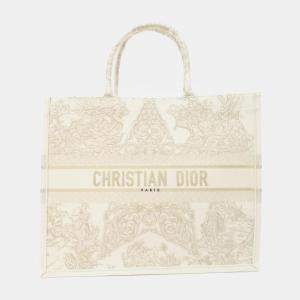 Christian Dior Book Tote Large Handbag