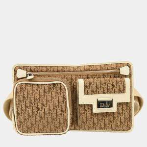 Christian Dior Brown Street Chic Trotter Belt Bum Bag