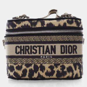 Dior Canvas Leopard Dior Small  Travel Vanity
