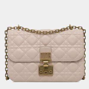 Dior Pink Cannage Dioraddict Crossbody Bag