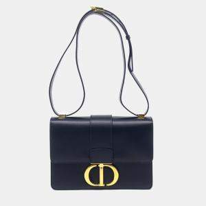 Dior Black Leather 30 Montaigne Bag