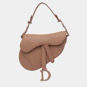 Dior Brown Mini Leather Saddle