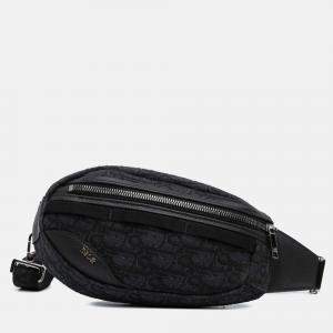 Dior Black Oblique Scarab Sling