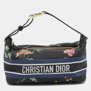Dior Multicolor Printed Fabric DiorTravel Nomad Pouch
