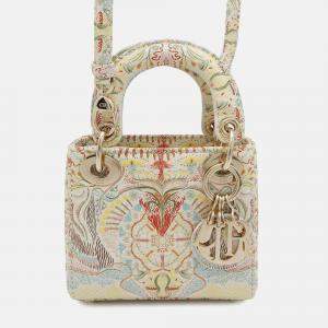 Christian Dior Multicolor Leather Micro Bag