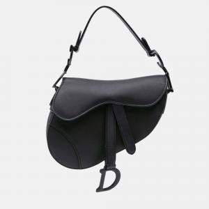 Dior Black Mini Ultra Matte Calfskin Saddle