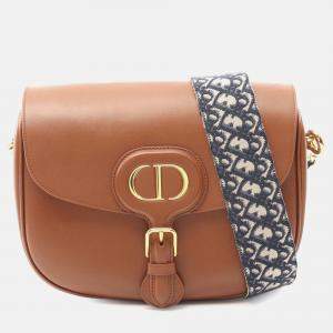 Dior Brown Large Smooth Calfskin Bobby Crossbody