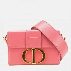 Dior Pink Micro Smooth Calfskin 30 Montaigne Flap