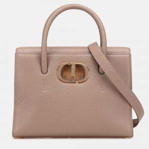 Dior Beige Medium Grained Calfskin Saint Honore Bag