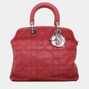 Dior Granville Red Tote Bag