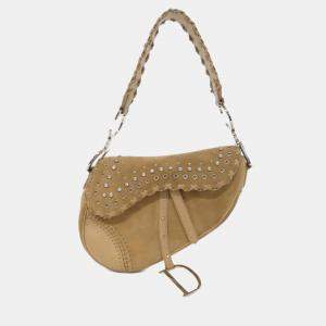 Christian Dior Beige Shoulder Bag