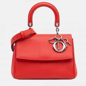 Dior Red Small Leather Be Dior Flap