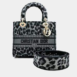 Pre Owned Dior Lady Dior Muticolor Canvas Tote Bag