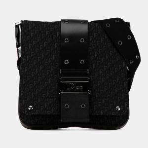 Dior Black Oblique Canvas Street Chic Crossbody