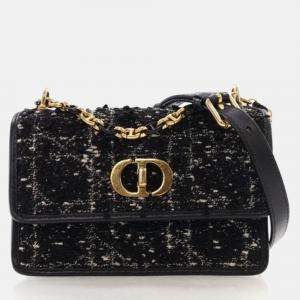 Pre Owned Dior Miss Caro Tweed Flap Shoulder Bag
