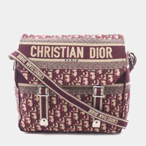 Dior Red Large Oblique Canvas Diorcamp Messenger Bag