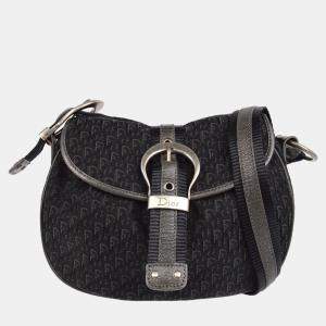 Christian Dior Black Trotter Crossbody Bag