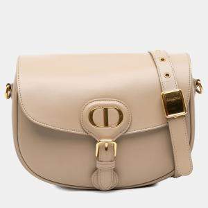 Pre Owned Dior Beige Medium Leather Bobby Crossbody