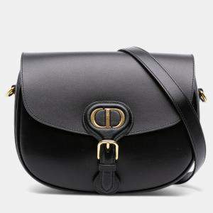 Pre Owned Dior Black Medium Leather Bobby Crossbody