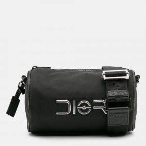 Pre Owned Dior Black Hajime Sorayama Nylon Roller Bag