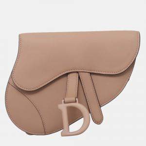 Pre Owned Christian Dior Ultra Matte Saddle Belt Bag