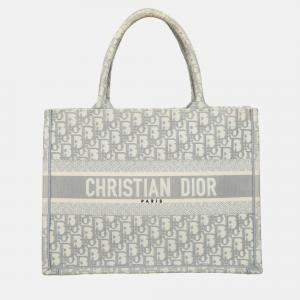 Pre Owned Christian Dior Medium Oblique Book Tote Bag