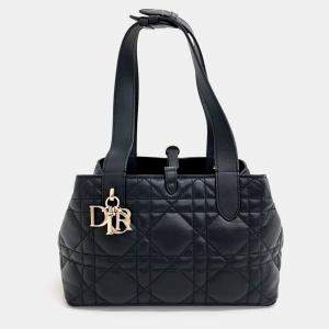 Pre Owned Dior Small Black Leather Christian Dior Toujours Bag