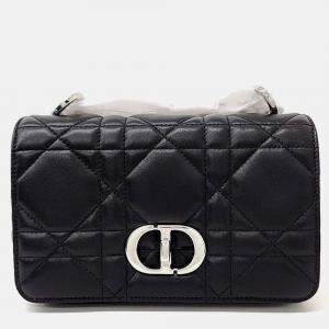 مملوكة مسبقًا Dior Black Leather Christian Dior Carobag Small