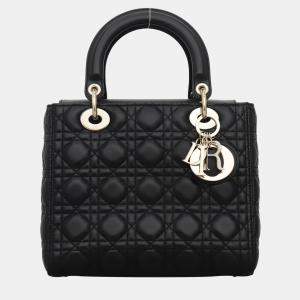 Pre Owned Dior Medium Lady Dior Bag