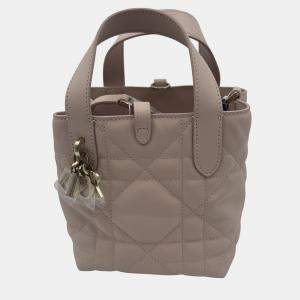 Pre Owned Dior Small Toujours Vertical pink Leather Bag 