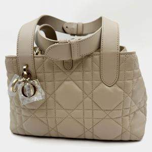 Pre Owned Dior Cannage Leather Dior Toujours Tote