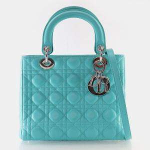 Pre Owned Dior Medium Lambskin Lady Dior