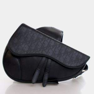 Pre Owned Dior Oblique Galaxy Saddle Bag