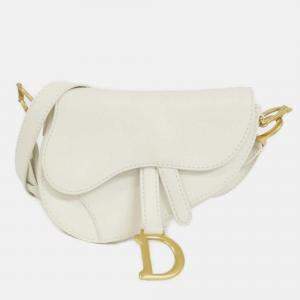 Pre Owned Christian Dior Saddle Soft Mini Shoulder Bag