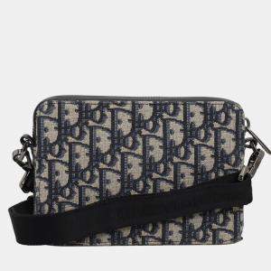 Pre Owned Oblique Zipped with Strap Pouch Crossbody Bag