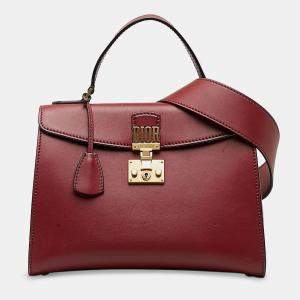 Pre Owned Dior Red DiorAddict Top Handle Bag