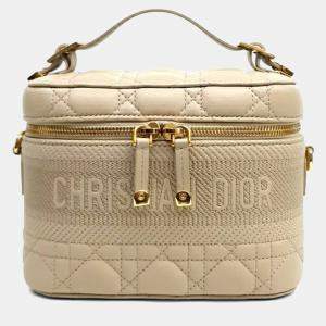 Pre Owned Dior Cannage Travel Vanity Small