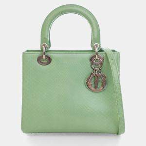 Pre Owned Dior Medium Python Lady Dior