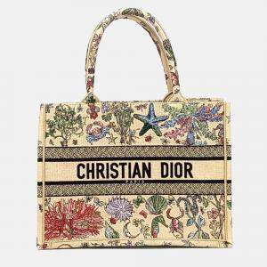 Pre Owned Dior Multicolor Canvas Book Tote Bag 36