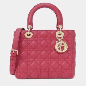 مملوكة مسبقًا حقيبة ديور ليدي متوسطة كريستيان ديور