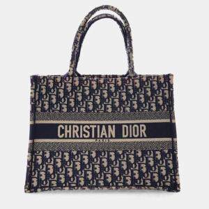 Pre Owned Christian Dior Medium Oblique Book Tote