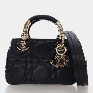 Pre Owned Dior Mini Lambskin The Lady 95.22