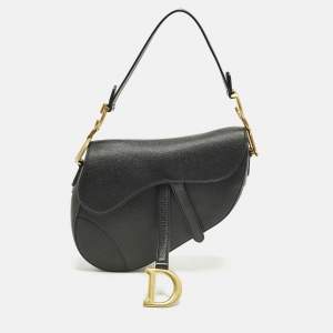 مملوكة مسبقًا Dior Saddle Black Leather Bag