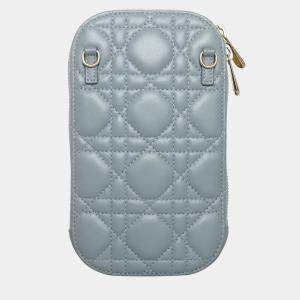 مملوكة مسبقًا حامل هاتف تكنو جلدي أزرق ليدي ديور