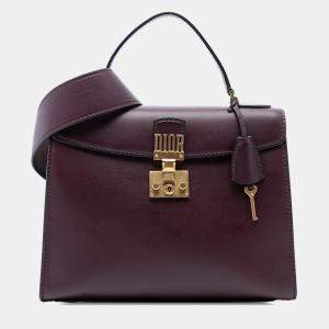 مملوكة مسبقًا Dior Red Leather DiorAddict Top Handle Bag