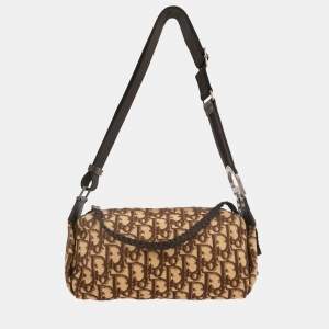 مم لوكة مسبقًا Christian Dior Beige Trotter Shoulder Bag