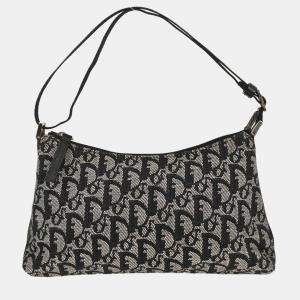 Pre Owned حقيبة كريستيان ديور تروتر سوداء