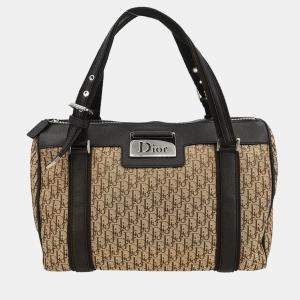 مملوكة مسبقًا Christian Dior Beige Canvas Trotter Handbag